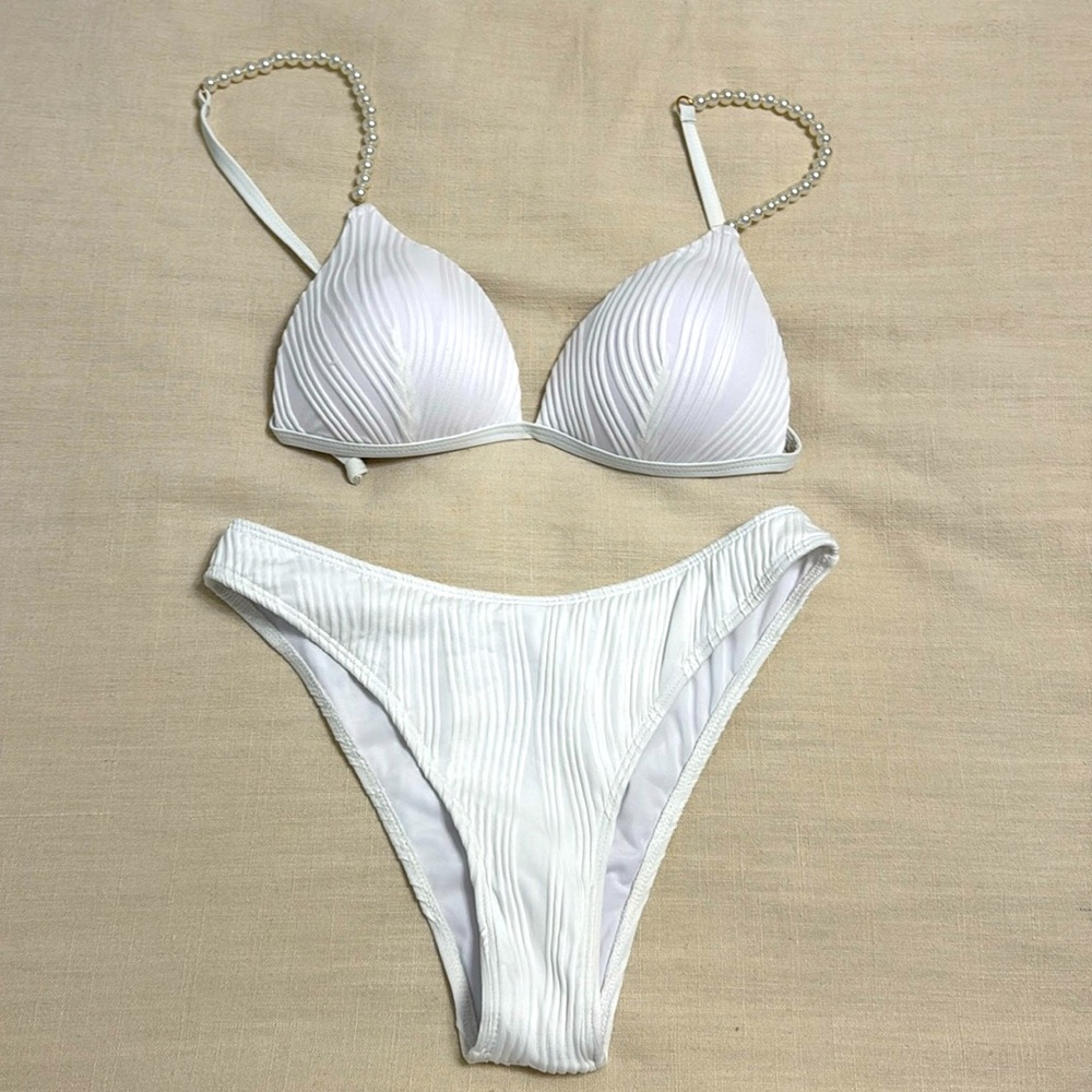 White Pearl Bridal Bikini